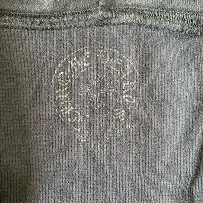 chrome hearts black zip-up hoodie with logo