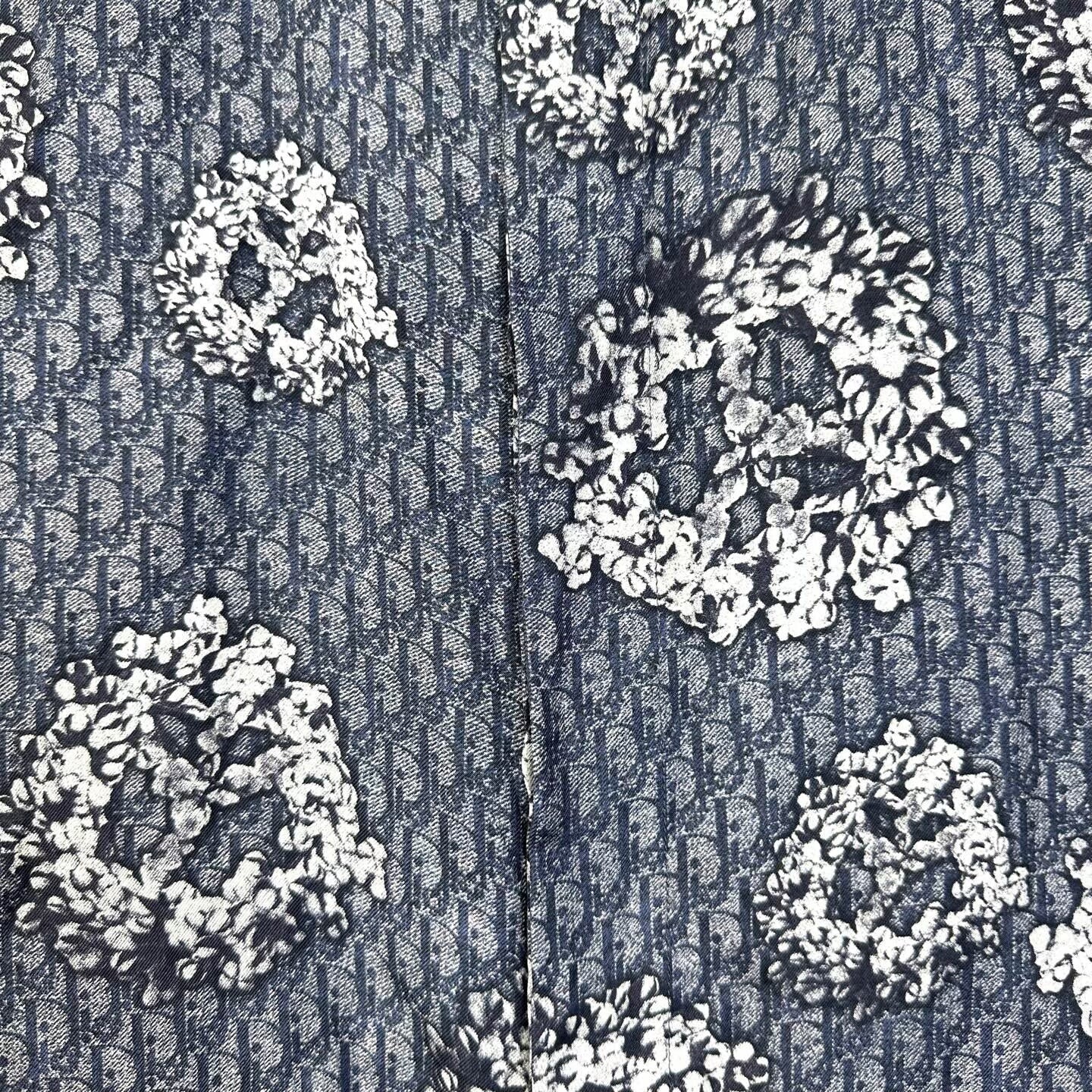 DIOR x Denim Tears Silk Monogram Oversized Shirt