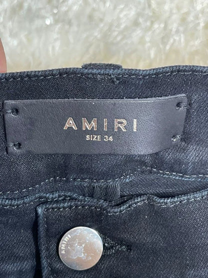amiri leopard thrasher jean in size 34
