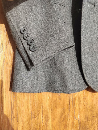 Givenchy Gray Wool Suit Jacket