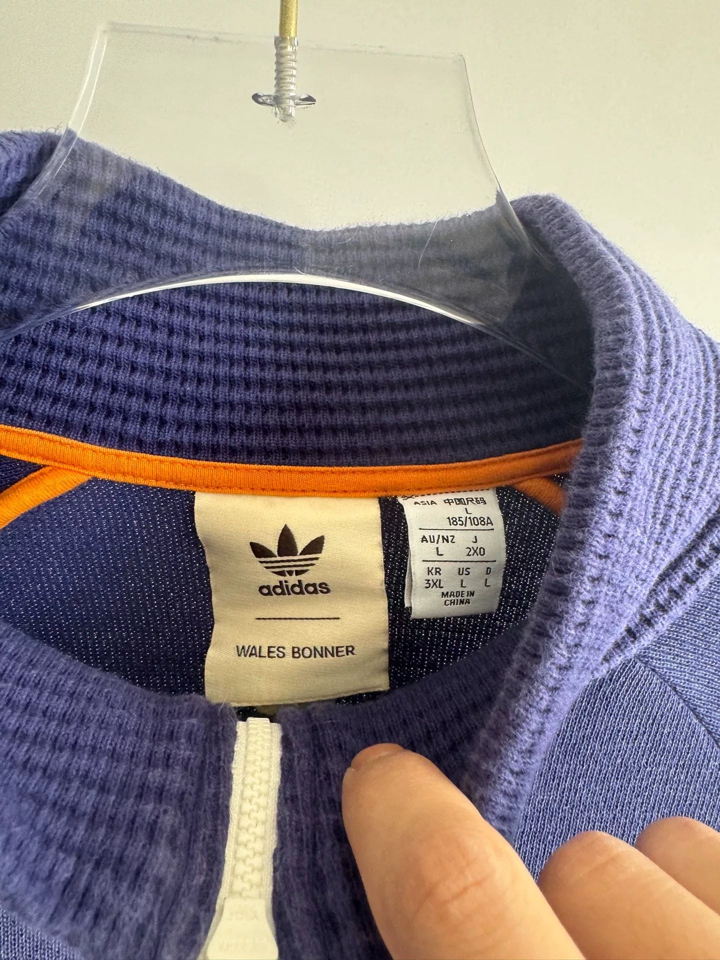 Adidas Wales Bonner Knit Jacket Blue