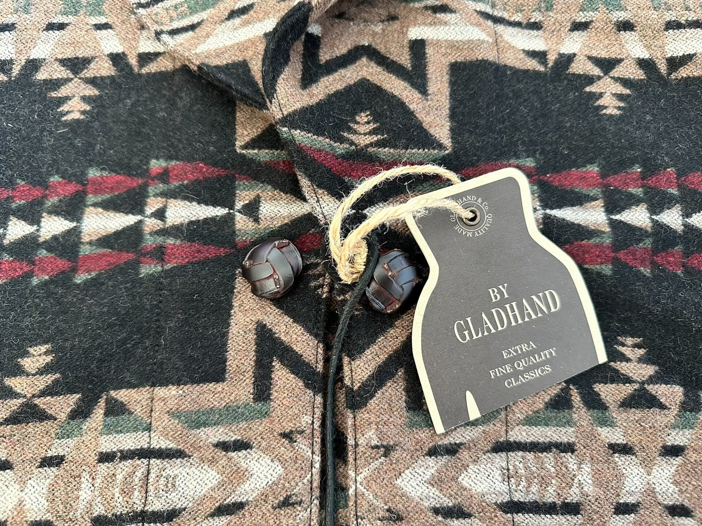 vintage patterned jacket by glad hand