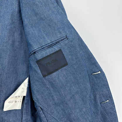 Prada Denim Suit Jacket Size 48