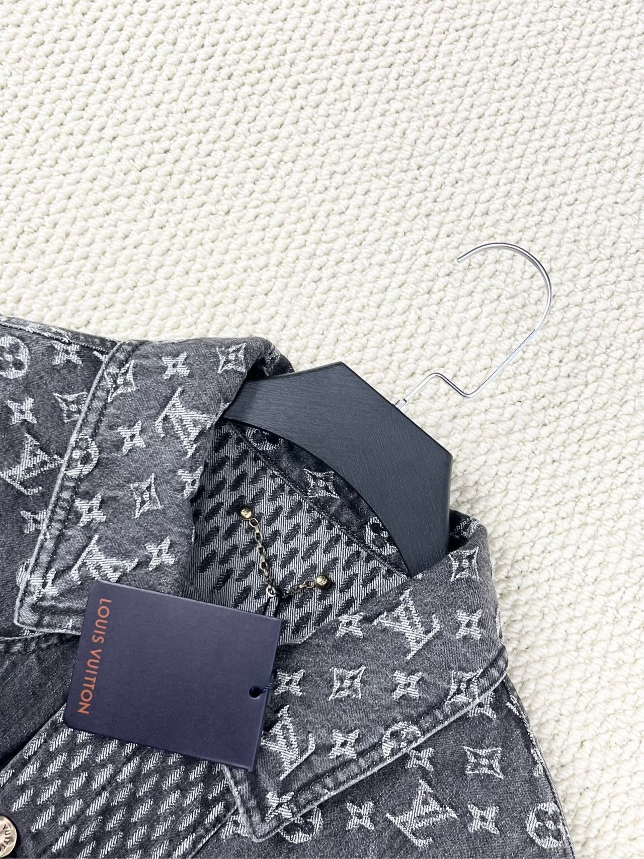 louis vuitton x nigo black denim jacket