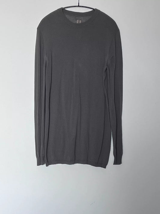 classic long sleeve knit t-shirt by rick owens