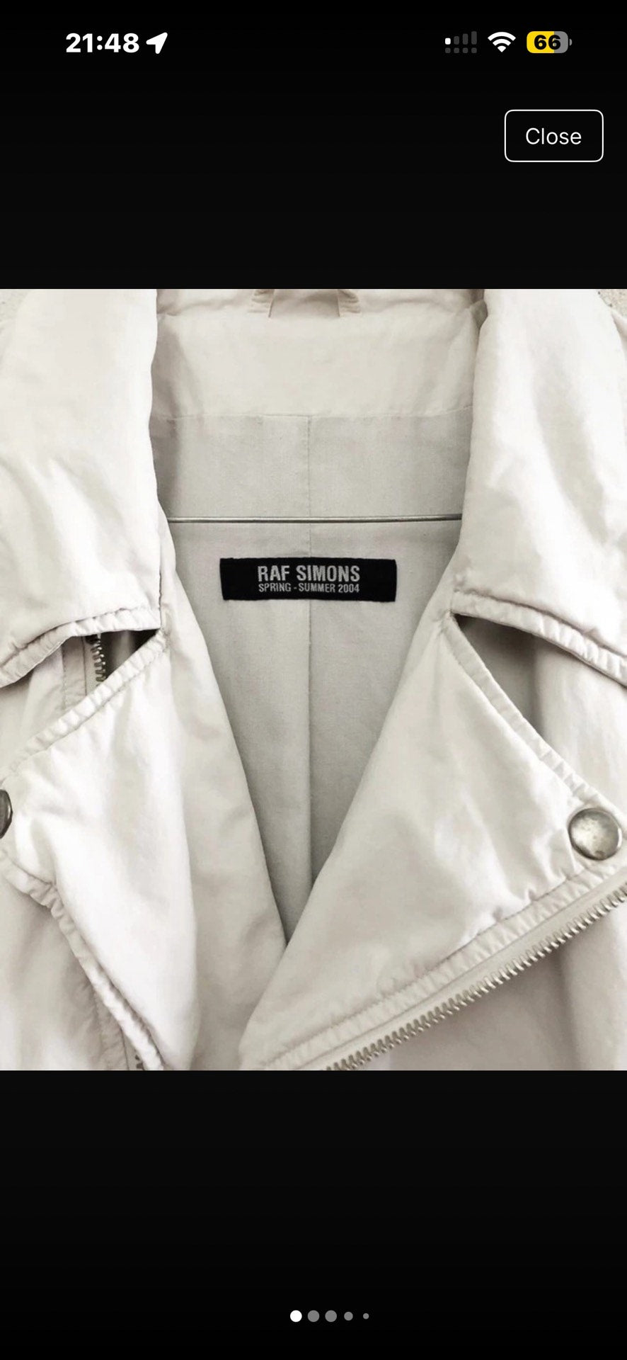 Raf Simons 2004 Runway Biker Jacket