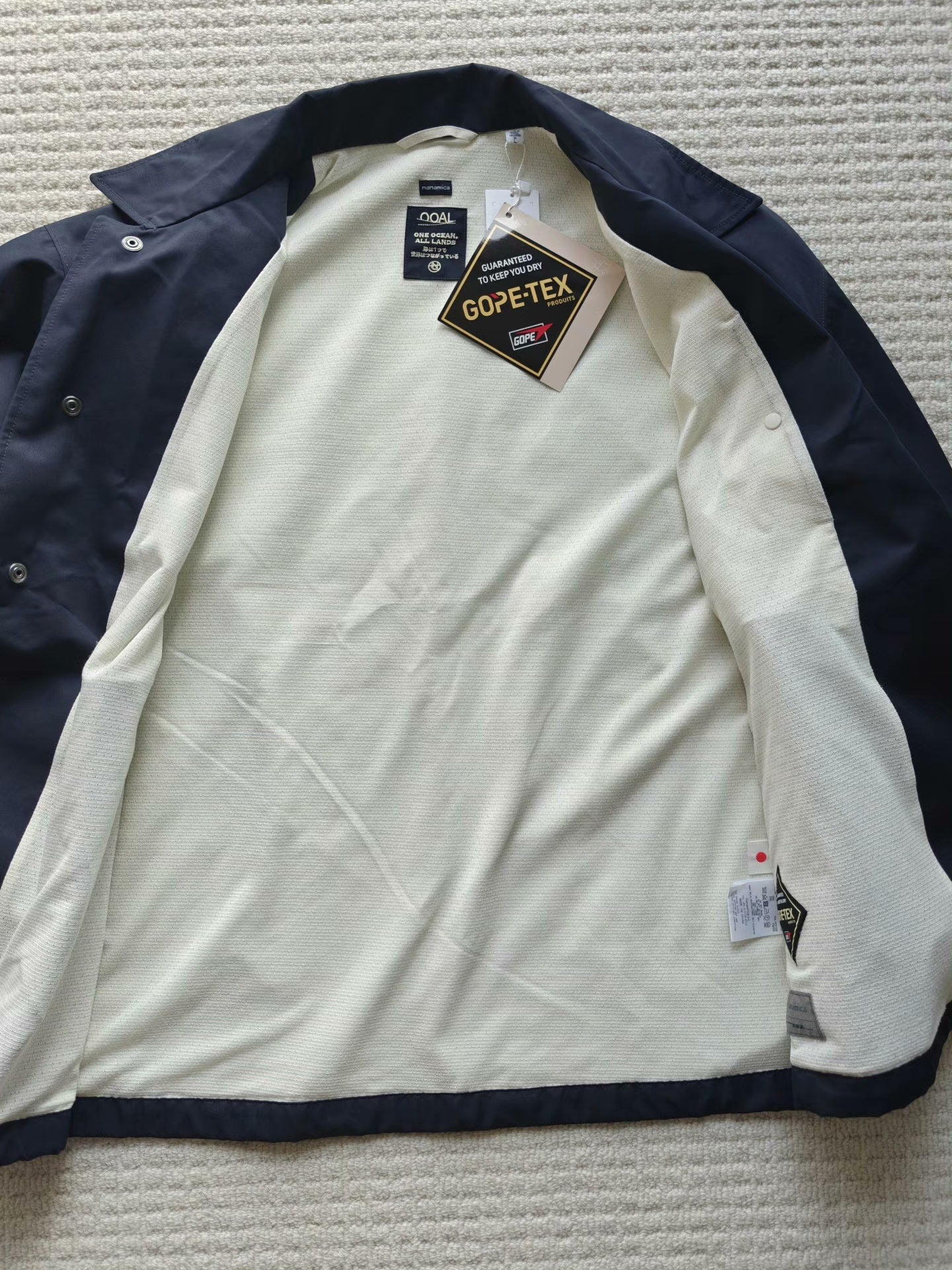 NANAMICA 2L GORE-TEX Button Front Jacket