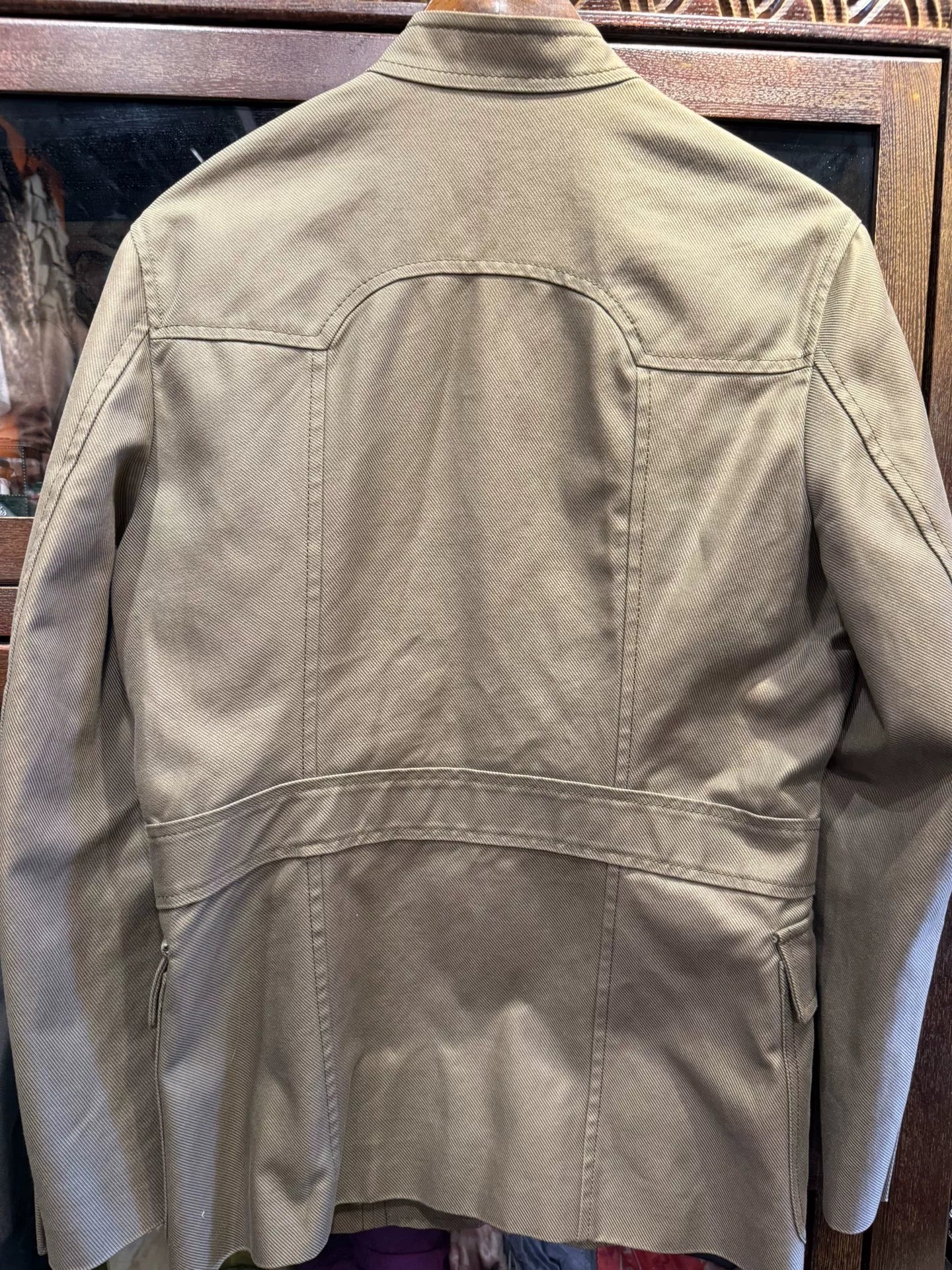 Gucci Military Jacket in Canvas Fabric