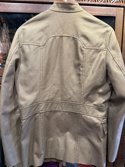 Gucci Military Jacket in Canvas Fabric