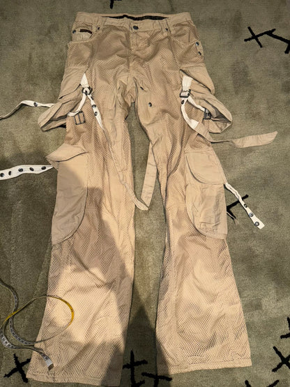 dolce&gabbana cargo pants distressed design