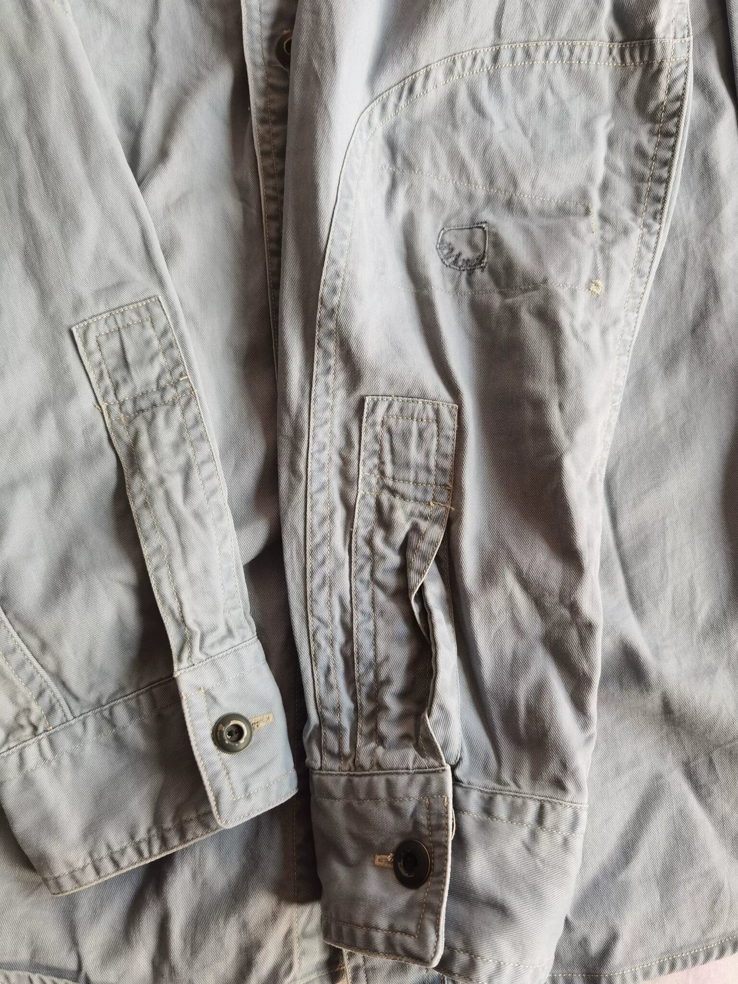 RRL Distressed Sashiko Patch Western Shirt
