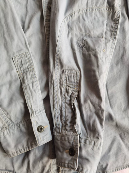 RRL Distressed Sashiko Patch Western Shirt