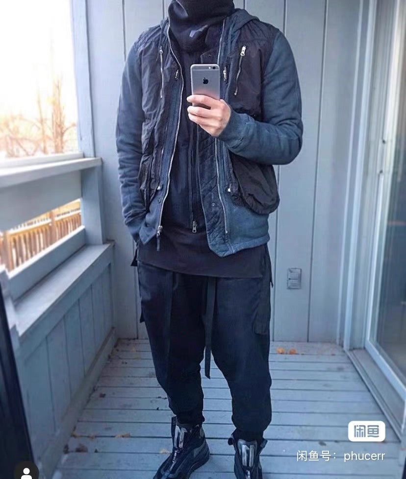 stone island shadow project hooded vest set