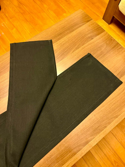 saint laurent high-waist wide-leg jeans