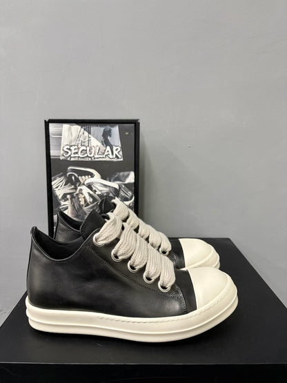 Rick Owens 25FW Mainline Leather Sneakers