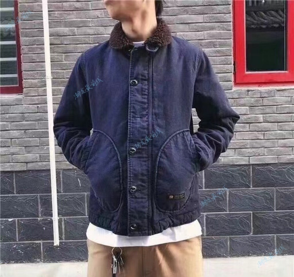 Neighborhood N1 Cotton Jacket in Deep Blue