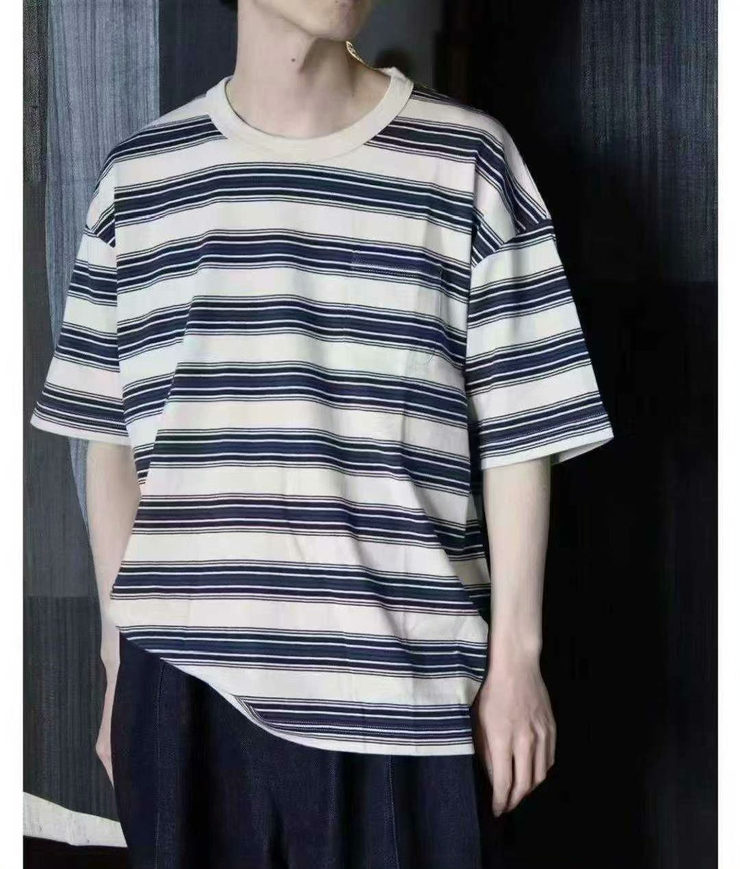 VISVIM 22SS BORDER JUMBO TEE