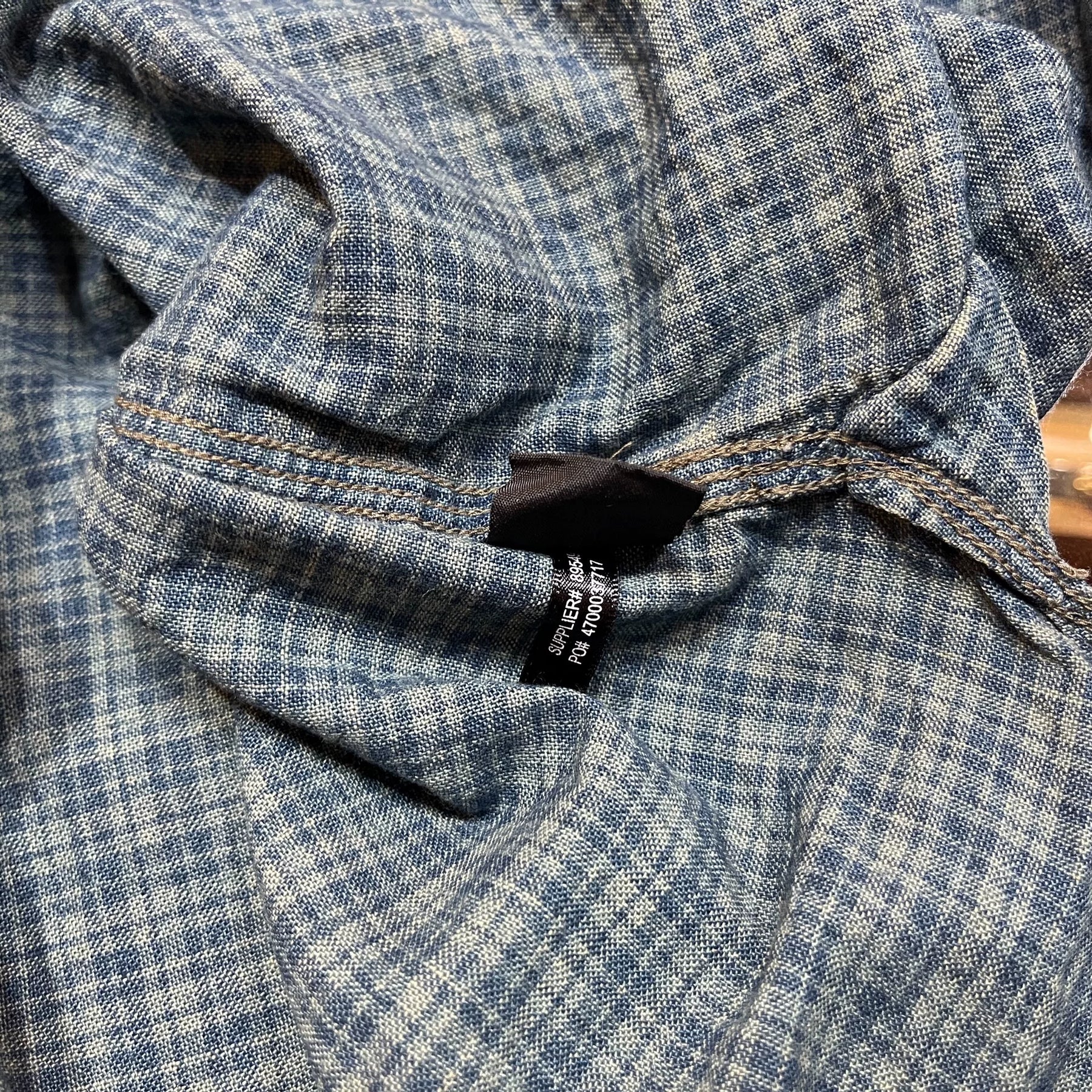 RRL Indigo Check Shirt