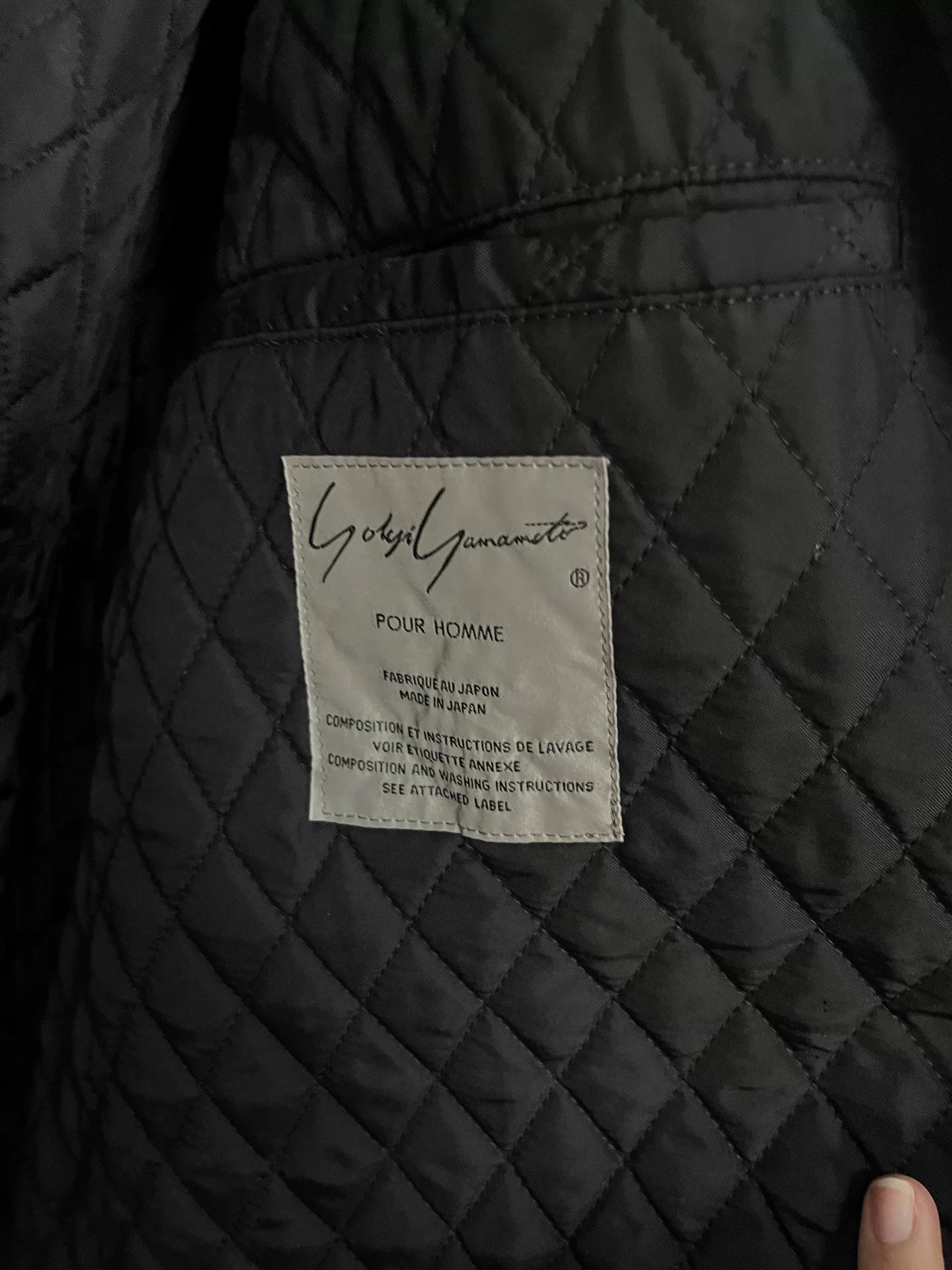 Yohji Yamamoto Replica Leather Jacket