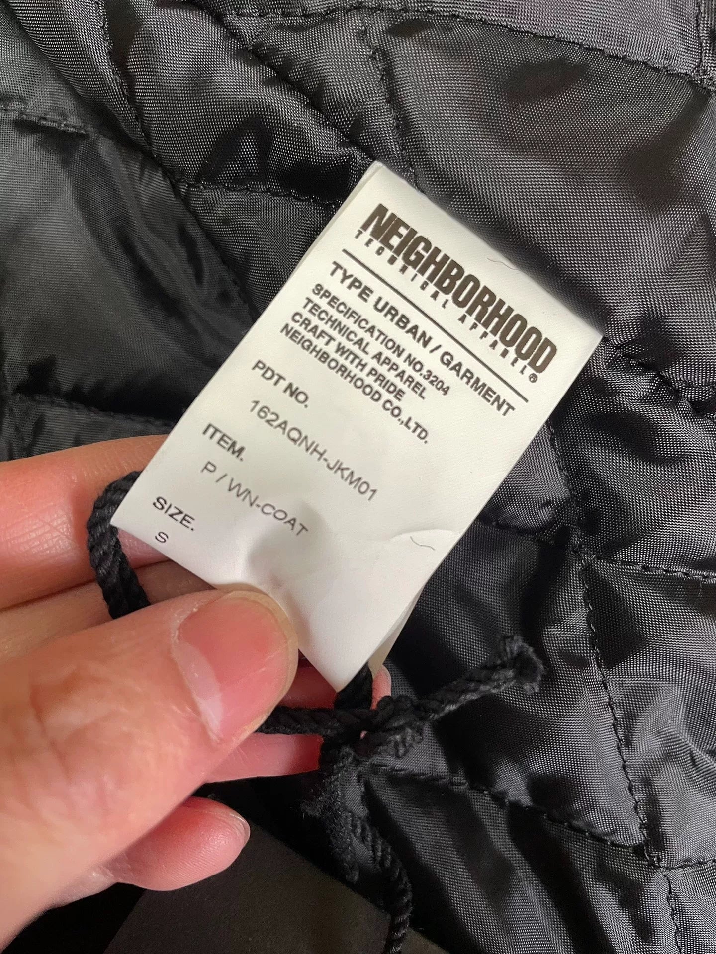 NEIGHBORHOOD P/WN-COAT Wool Double-Breasted Overcoat