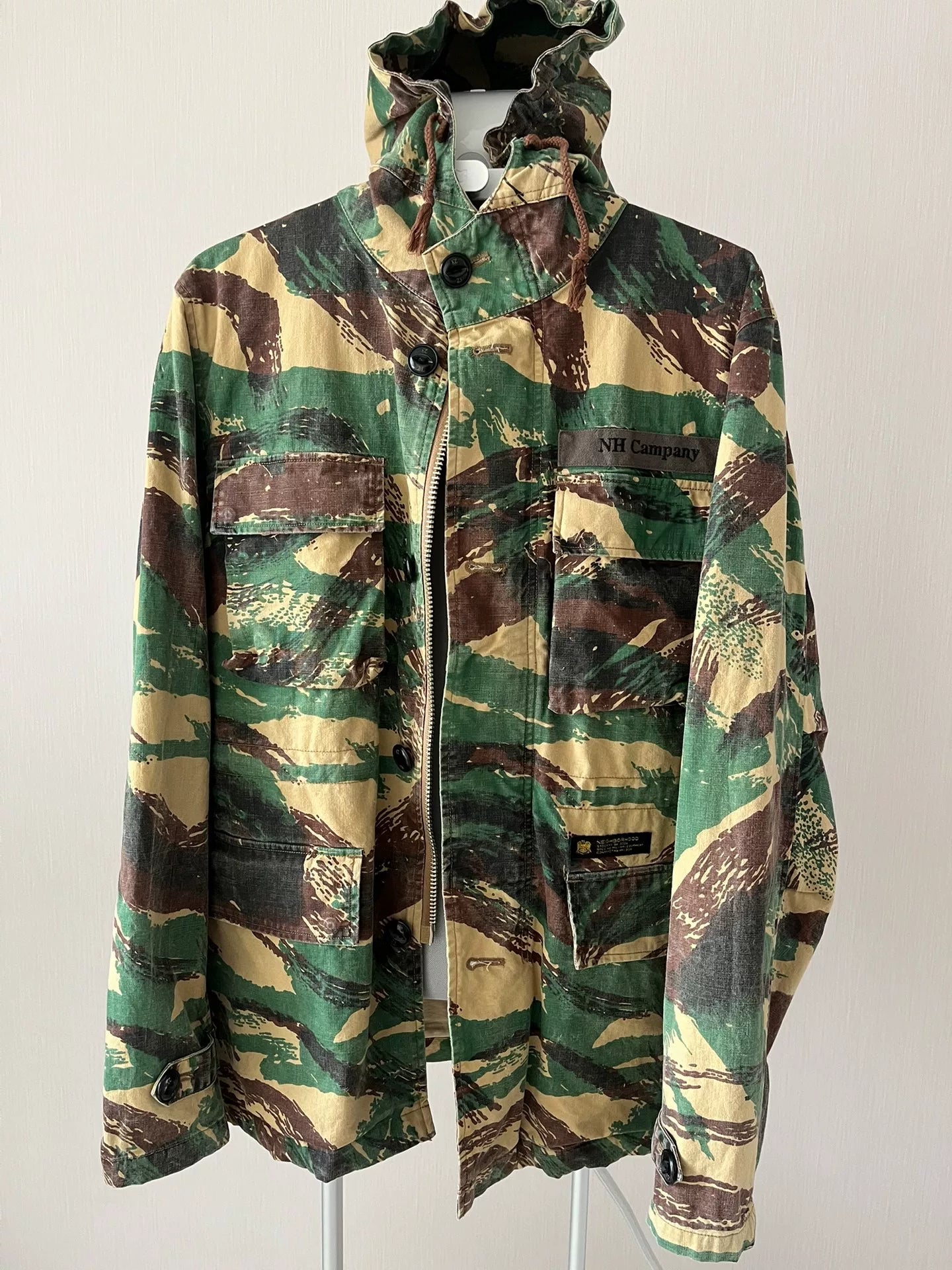 Neighborhood Camo Four-Pocket Trench Coat