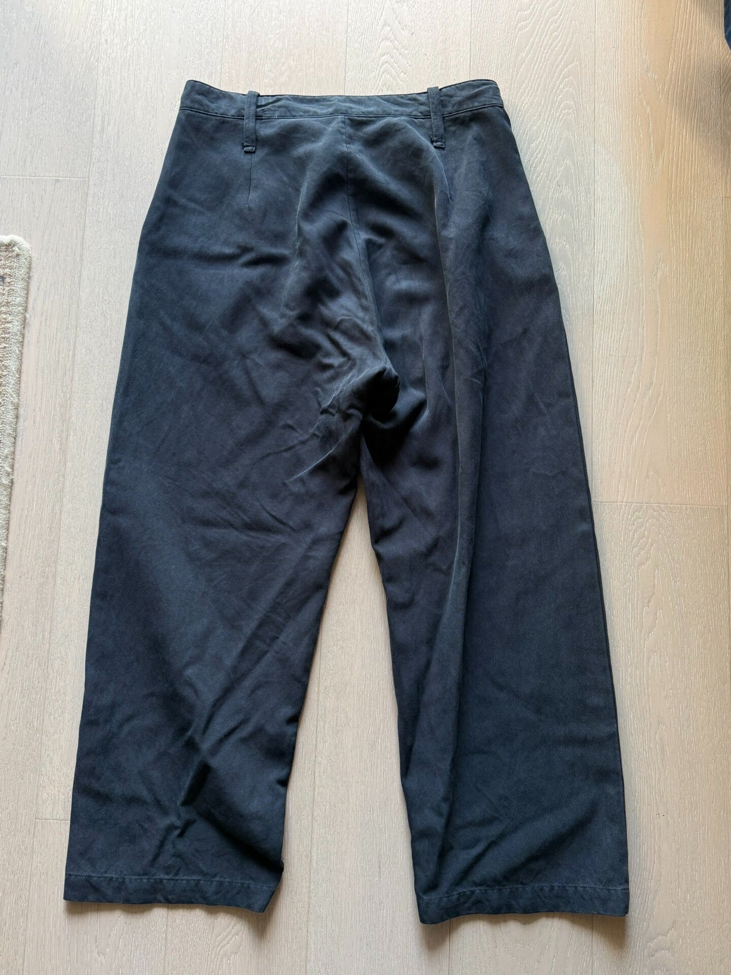 A.PRESSE Silk Cotton Casual Trousers