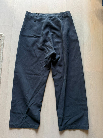 A.PRESSE Silk Cotton Casual Trousers