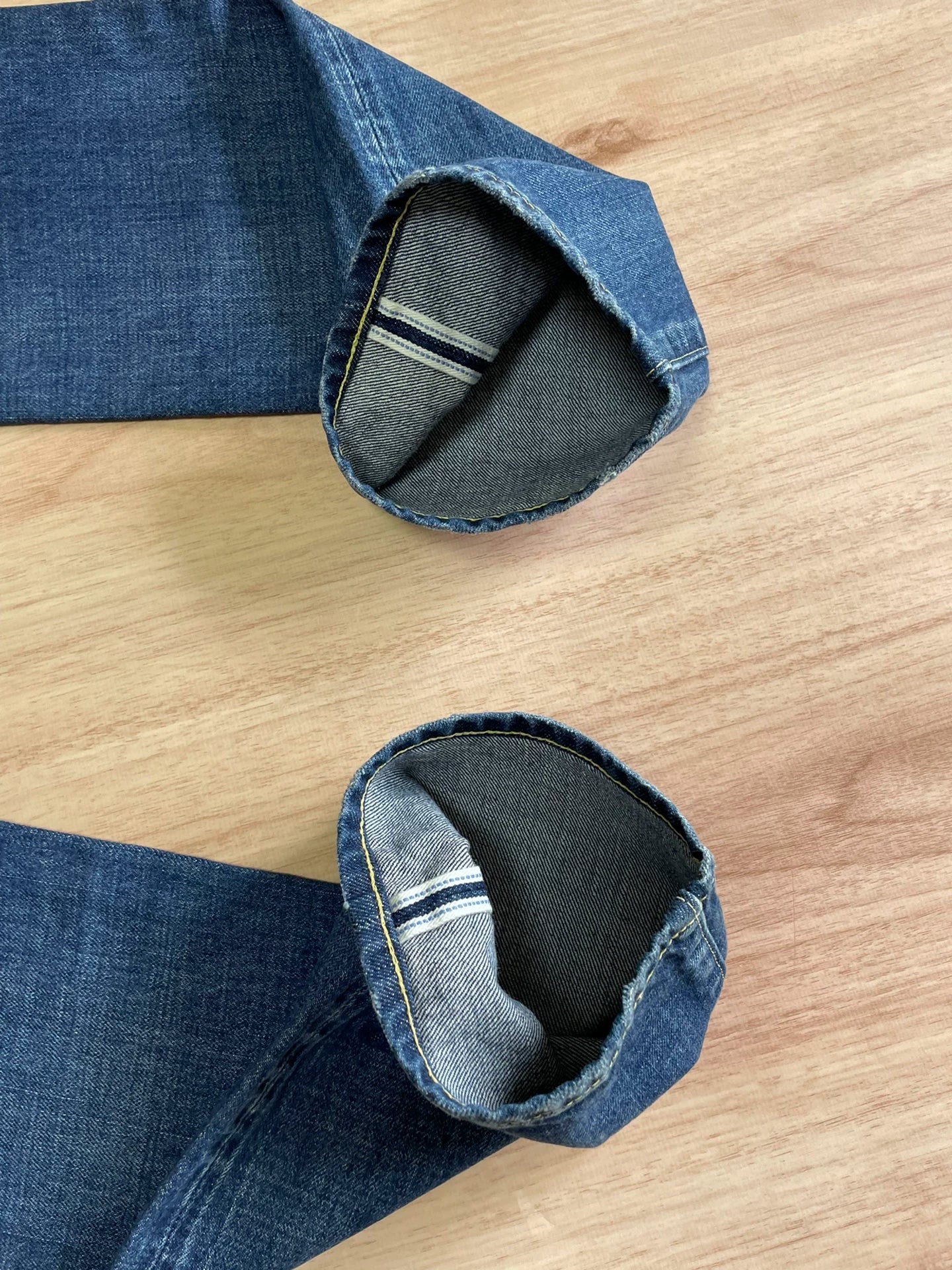 VISVIM SOCIAL SCULPTURE DAMAGED-12 Washed Jeans
