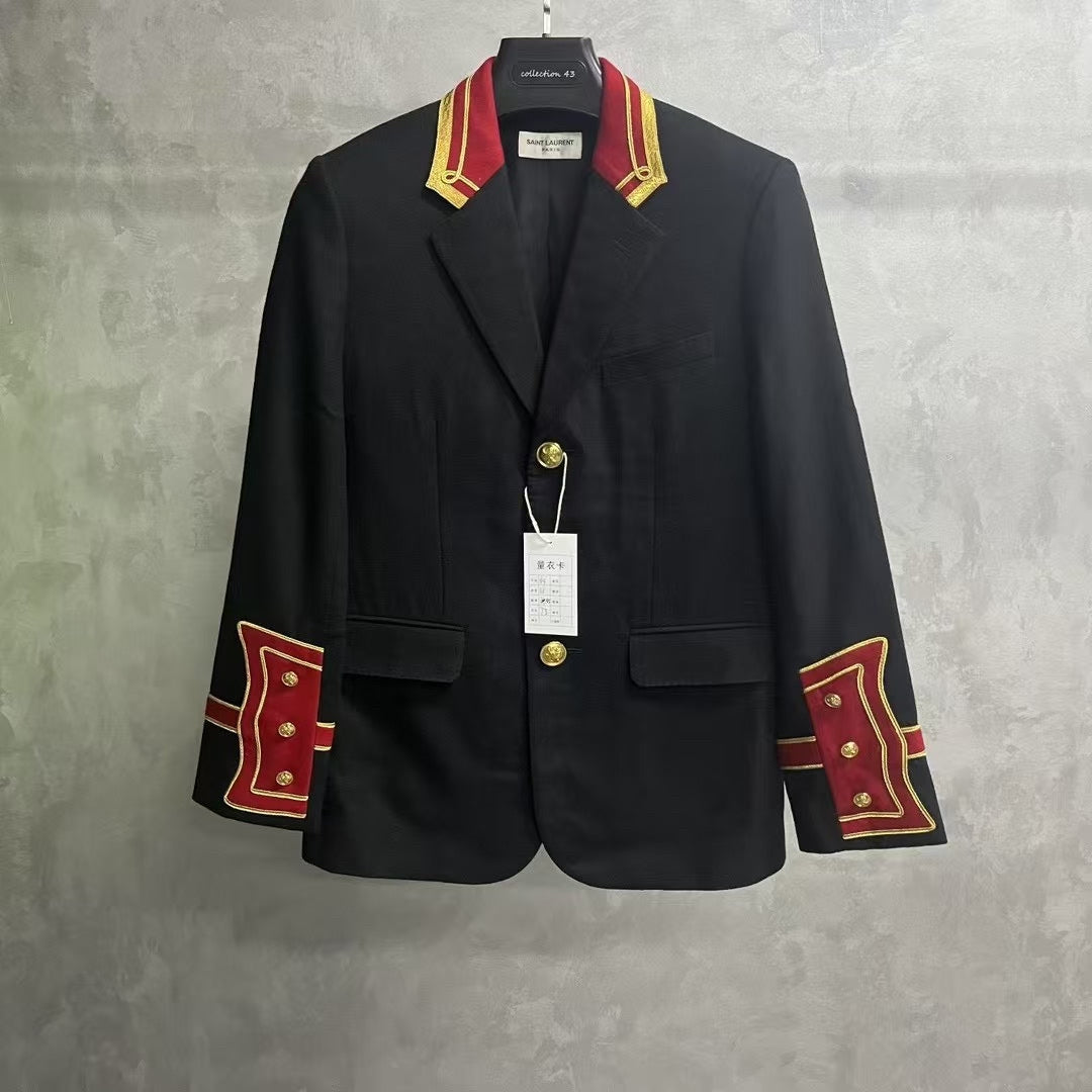 Saint Laurent Black Court Blazer