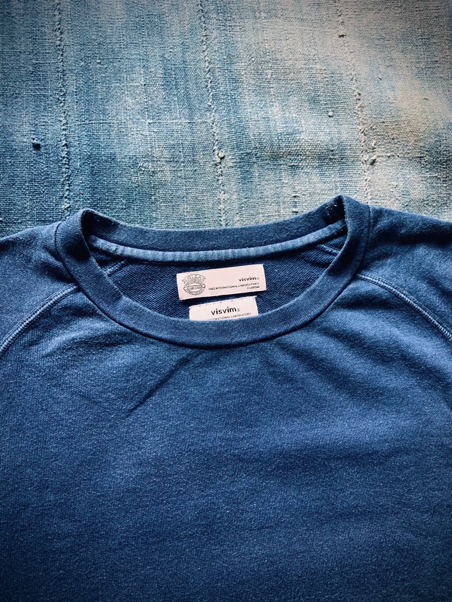 Visvim 2012SS Raglan 3/4 Crew Indigo