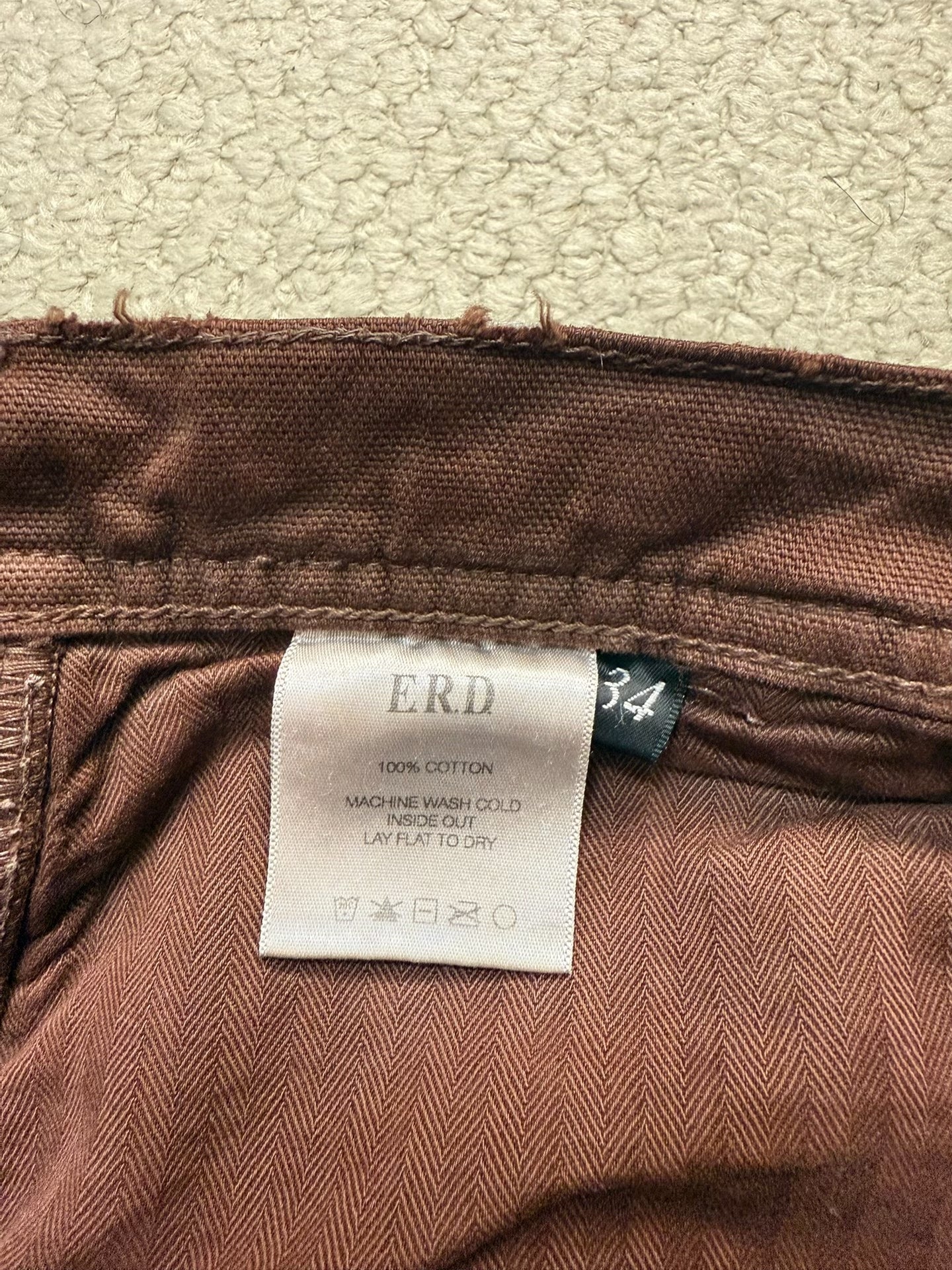 ERD 23FW Distressed Safety Pin Cargo Pants
