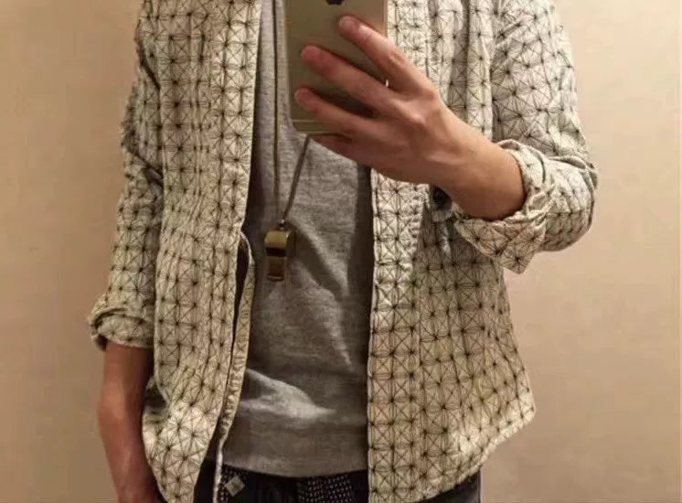 visvim ict lhamo shirt with white embroidery