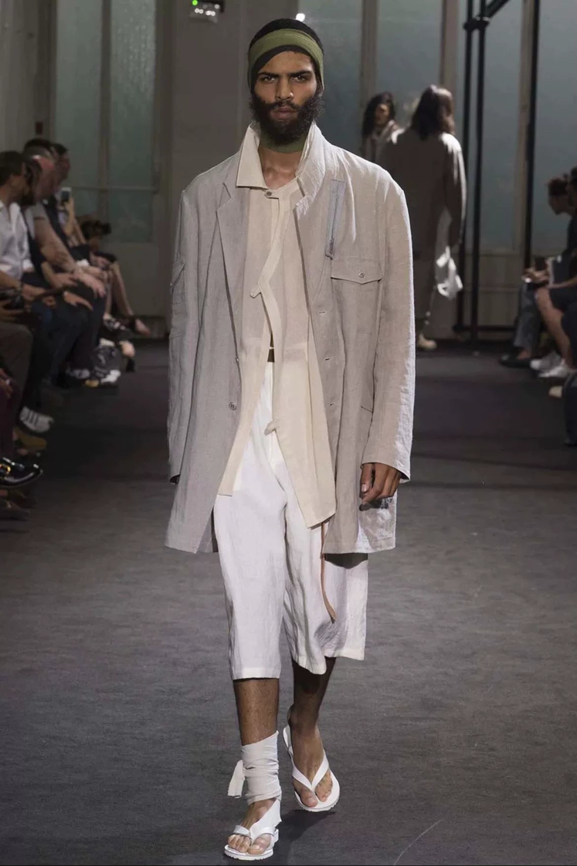 Yohji Yamamoto Multi-Pocket Long Suit Jacket