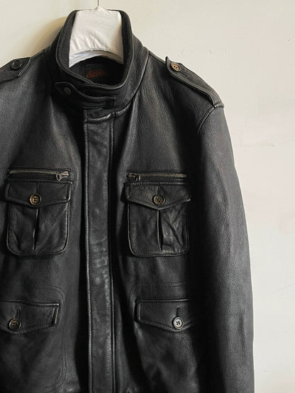 Jean Paul Gaultier Goat Leather Military Jacket