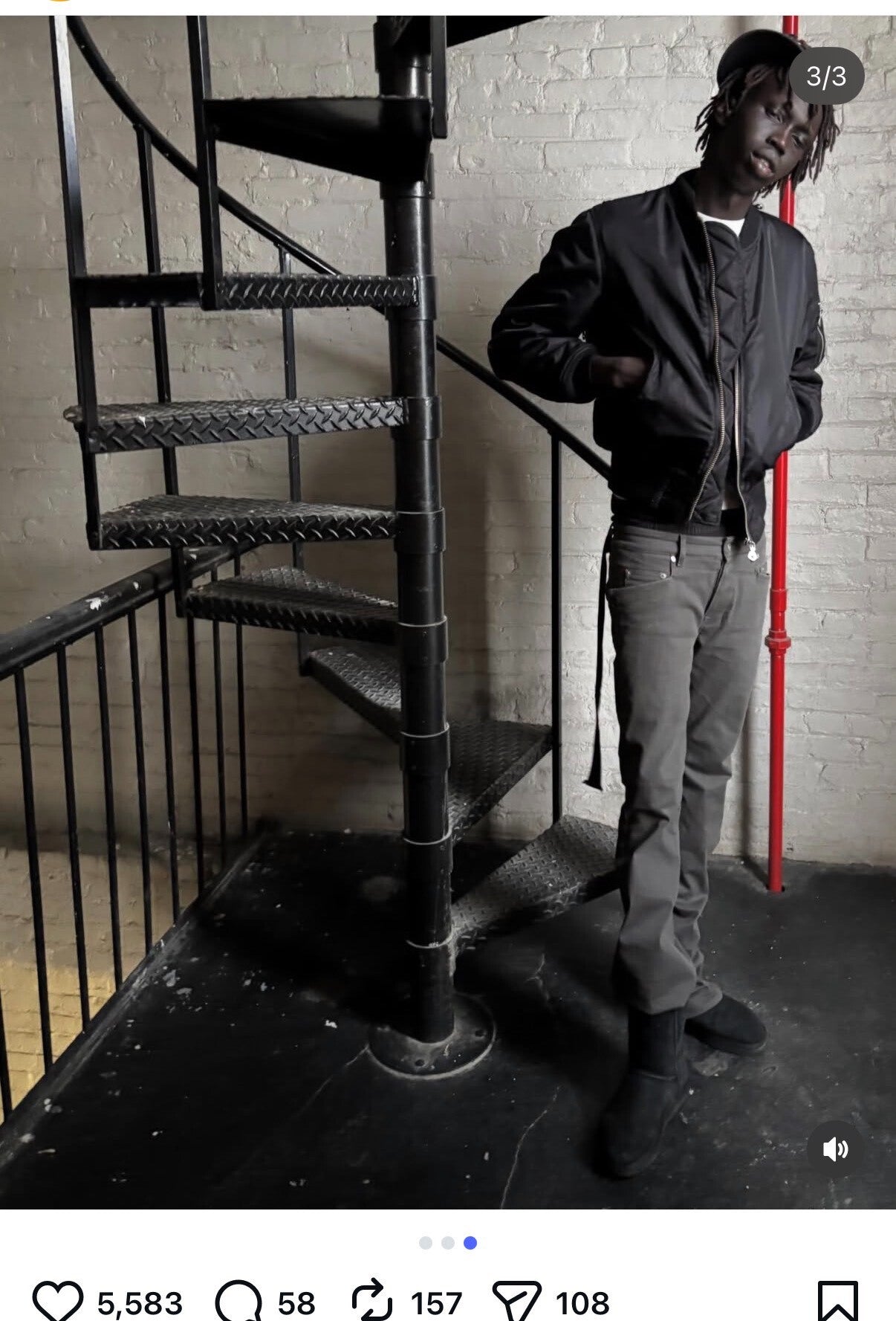 Balenciaga Black Snow Boots Size 42