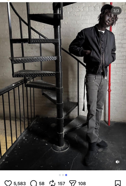 Balenciaga Black Snow Boots Size 42