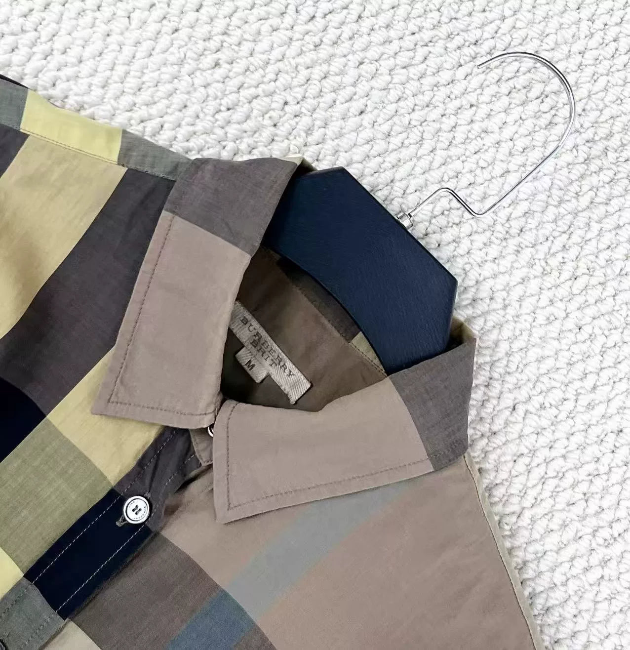 burberry classic check long sleeve shirt jacket
