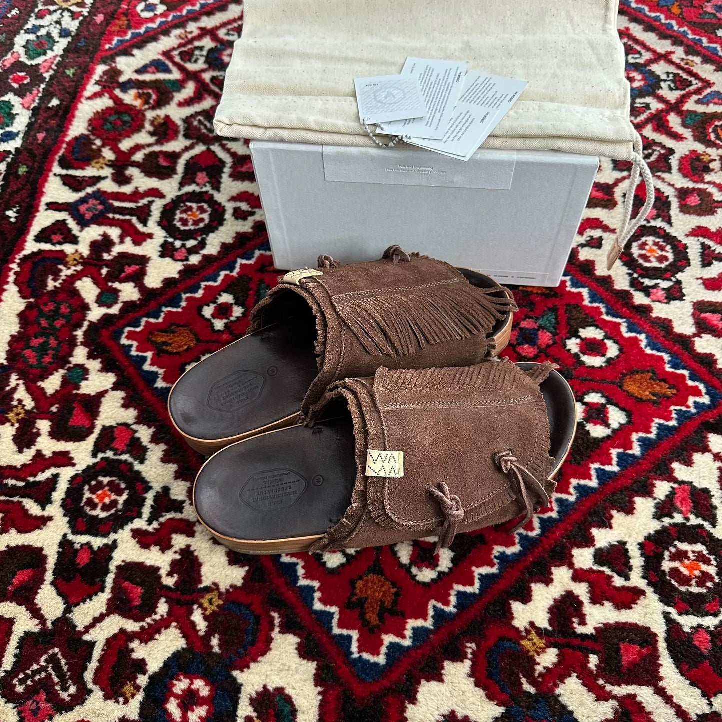 visvim shaman-folk sandals size M
