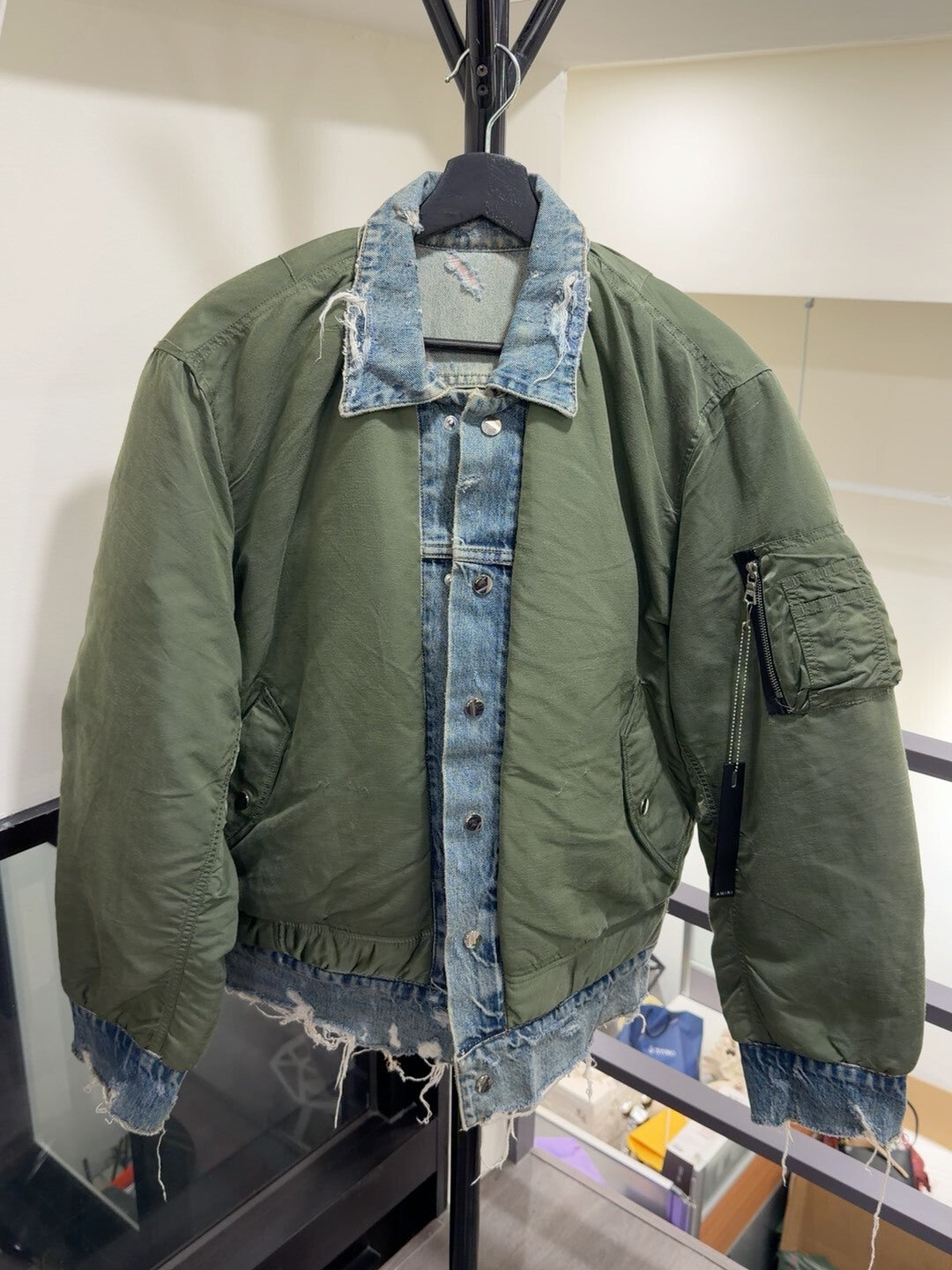 AmiRI Reversible Bomber Jacket Size L