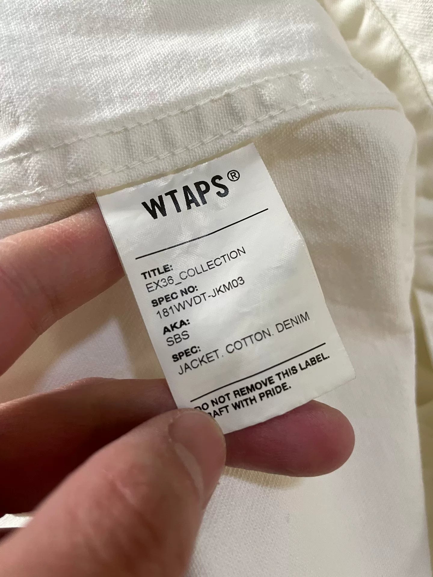 WTAPS SBS Denim Hooded Jacket