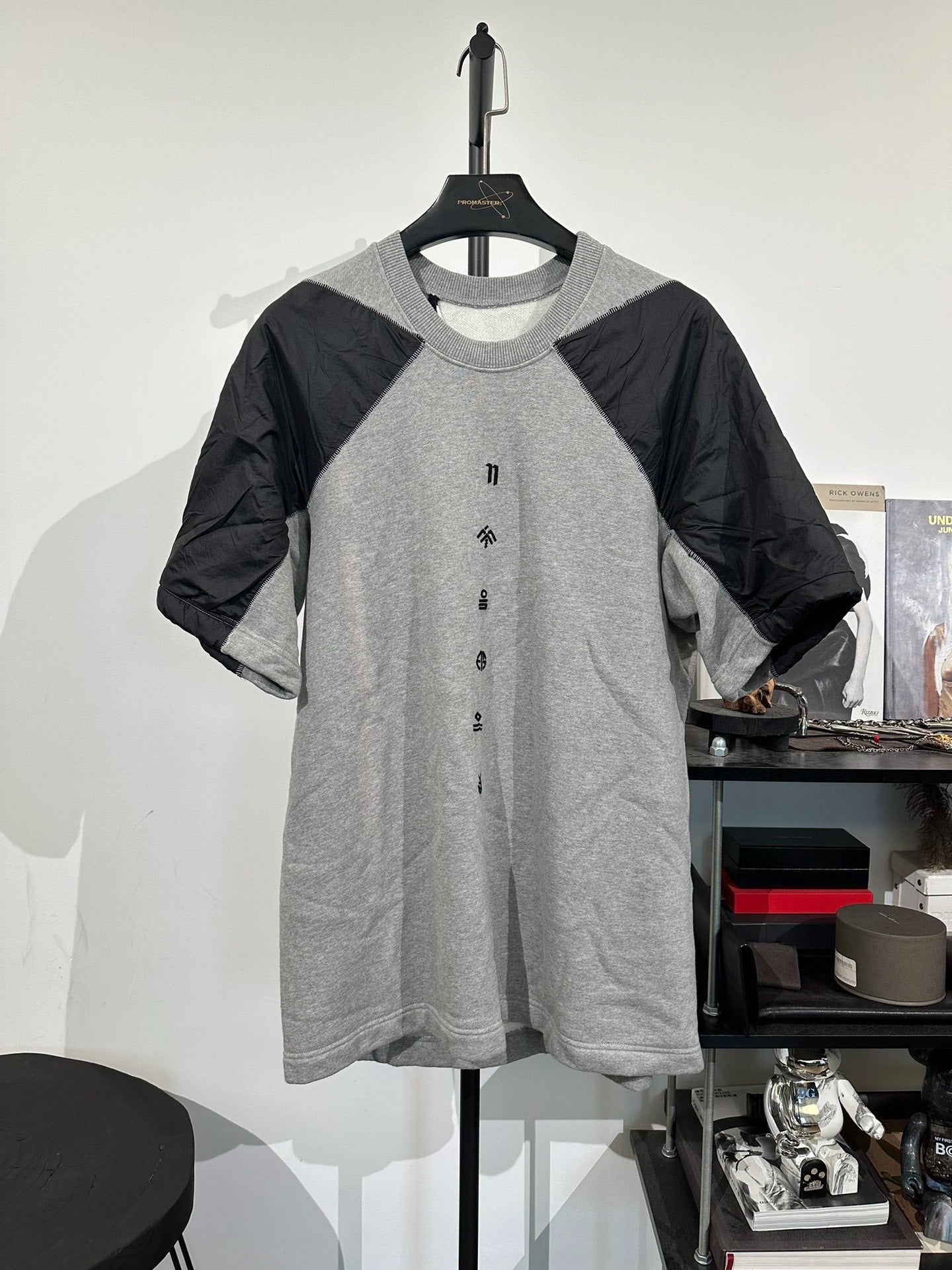 Boris Bidjan Saberi 11by bbs Nylon Patchwork Embroidered T-shirt