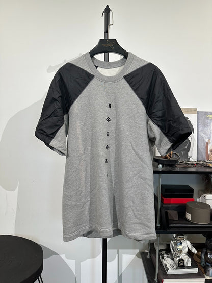 Boris Bidjan Saberi 11by bbs Nylon Patchwork Embroidered T-shirt