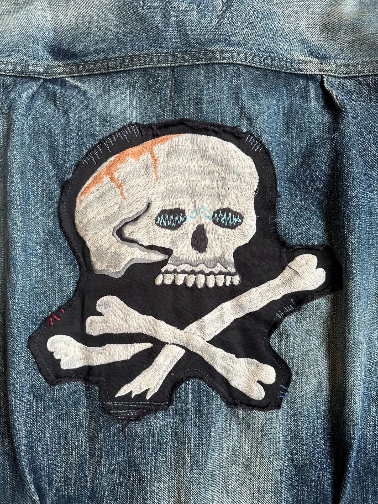 neighborhood x mr.porter savage denim jacket