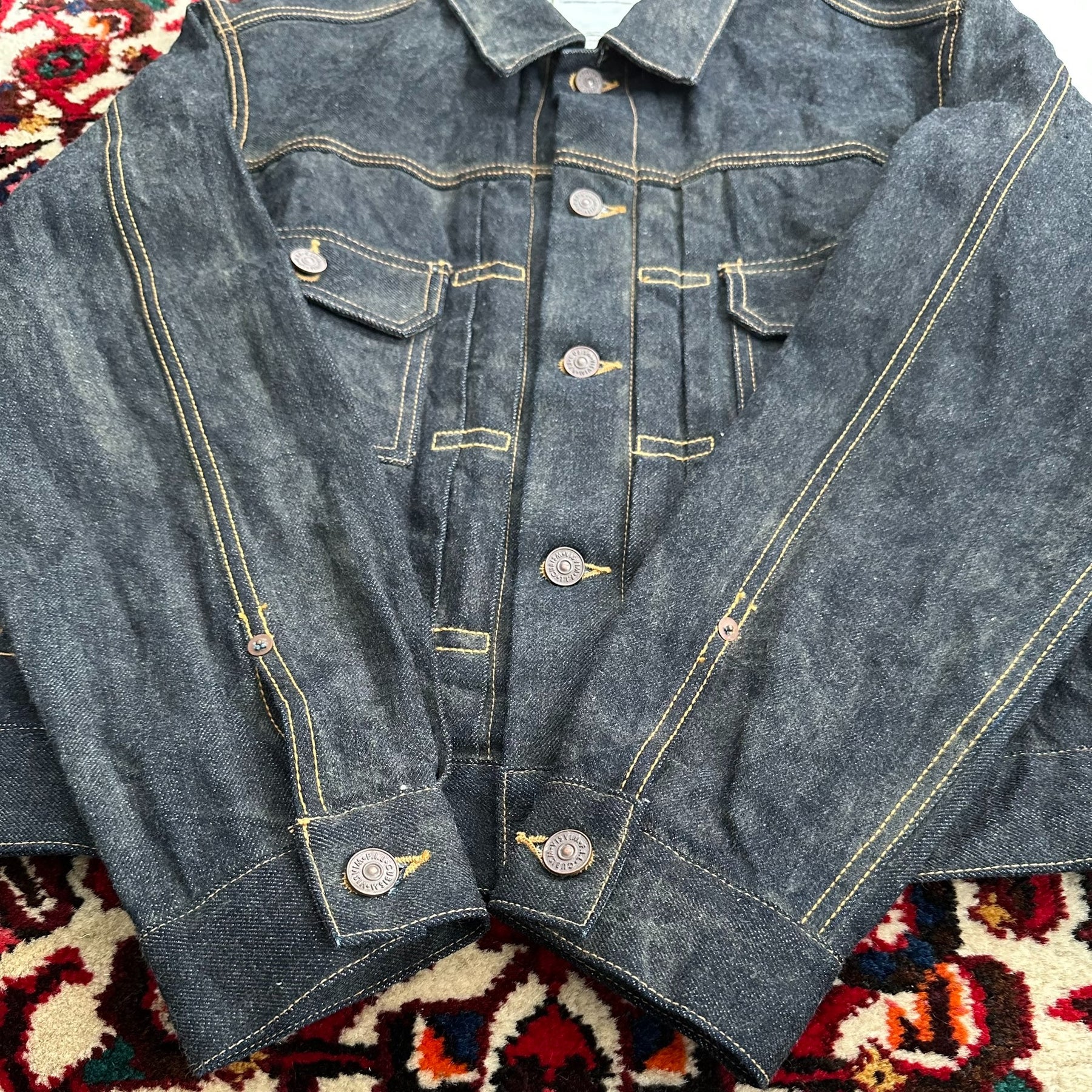 visvim 23AW 101 MUD Mud-Dyed Denim Jacket