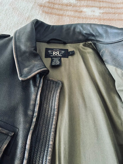RRL Leather Safari Jacket