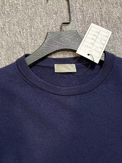 Dior Embroidered Wool Knit Sweater for Men