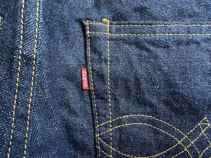 warehouse 1105 raw denim straight jeans