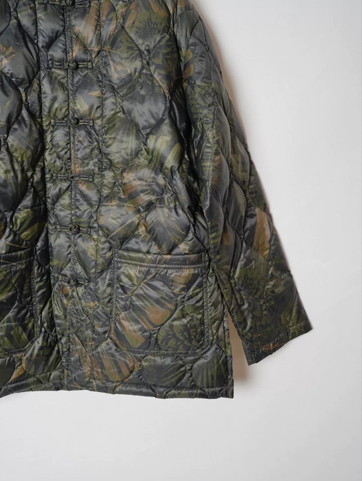 Yohji Yamamoto Floral Pattern Down Jacket
