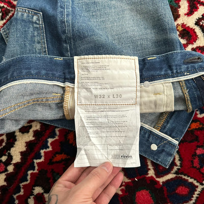 visvim fluxus denim jeans w32l30