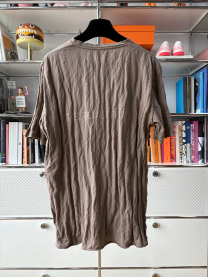 Saint Laurent Brown Crinkled T-shirt